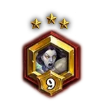 Gold 9 rank icon
